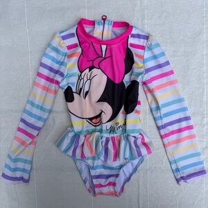 Disney Kids Swimwear with Pink and Multicolor Stripes